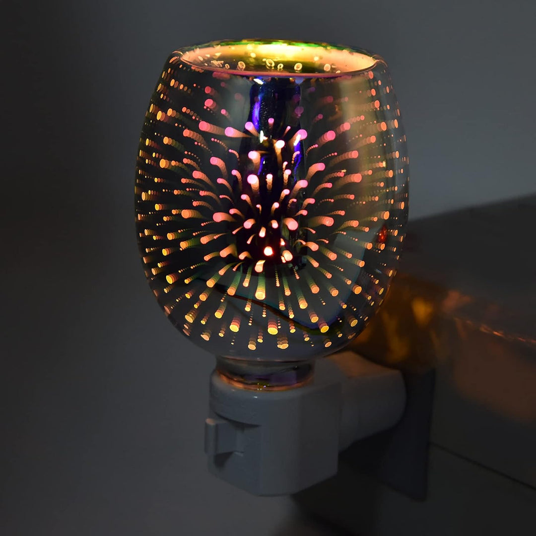 Wax Melts Warmer Plug in Wall Glass Electric Wax Melter Warmer Star Night Light mit Wachsbrenner für