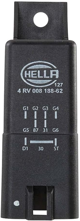 HELLA 4RV 008 188-621 Steuergerät, Glühzeit - 12V - Anschlussanzahl: 9 - Zylinderanzahl: 4