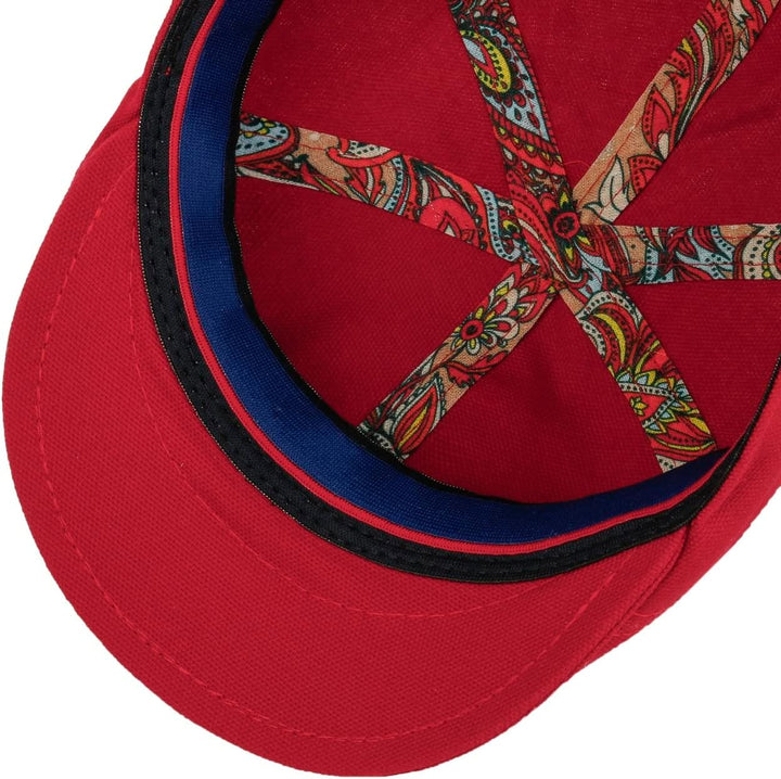 LIERYS Uni Cotton Flatcap - Klassische Form - Schiebermütze mit Stretchfutterband - Herren - Frühjah
