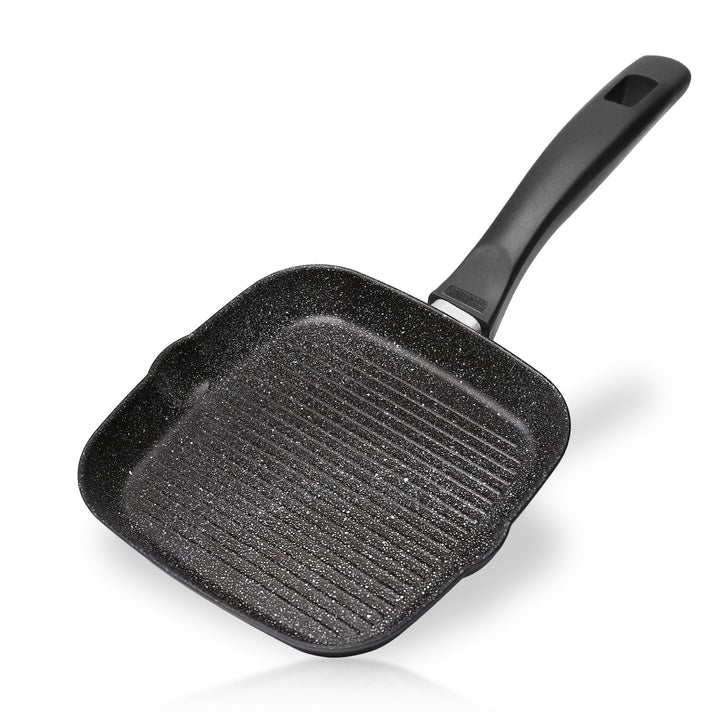 STONELINE® Grillpfanne 16 x 16 cm, mit 2 Ausgüssen 16 cm Classic, 16 cm Classic