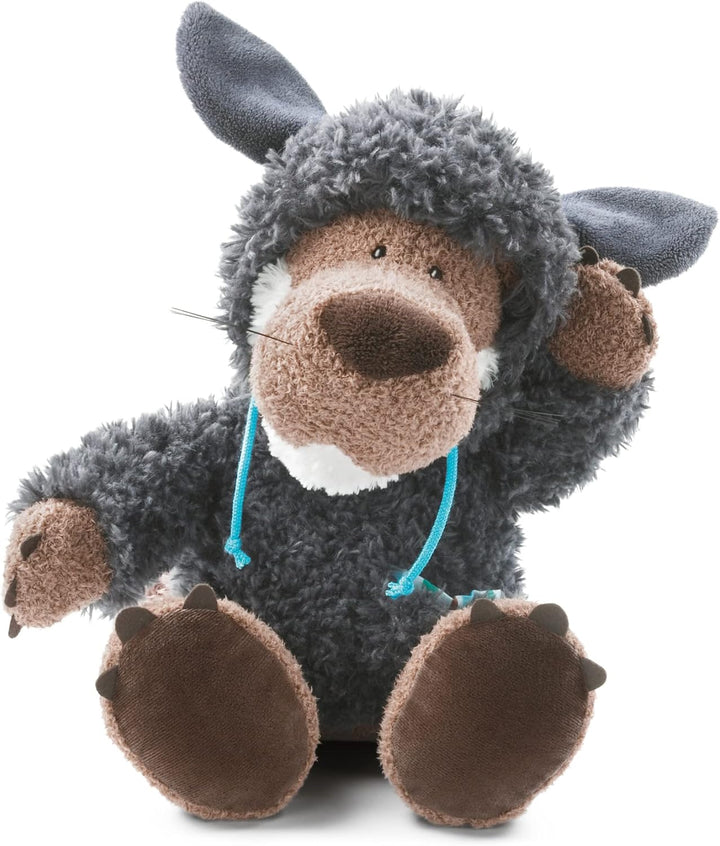 NICI Kuscheltier Wolf Jolly Hugo sitzend 25 cm I Plüschtier für Mädchen, Jungen & Babys I Flauschige
