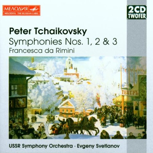 Symphonien Nr. 1-3, Francesca da Rimini, Audio-CD