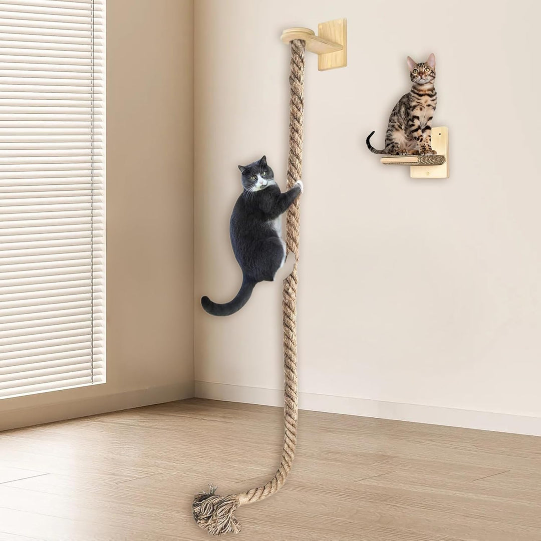 Katzenkletterseil | Kätzchen Kletterturm Spielzeug | Strapazierfähiges Naturseil für Bastelarbeiten,