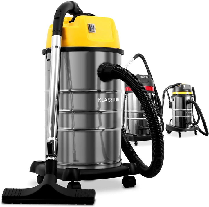 Klarstein IVC-30 Industriesauger, Trockensauger, Nasssauger, 1800 W, IP X4-Schutz, 30 Liter Edelstah