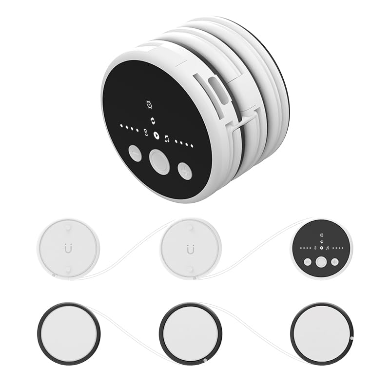 Bluetooth Speaker, Triple Foldable Portable Wireless Speaker, Integrated 35 Types of White Noise, Ca