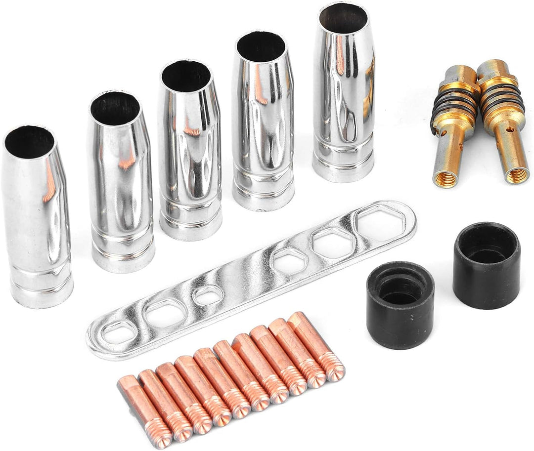 20 Stück 12 mm 0,8 mm Schweissdüsenkontakt-Schweissspitze Passend für MAG/MIG / MB15 / MB14-Brenner