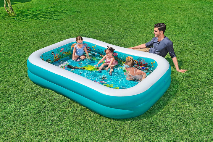 8'7" x 69" x 20"/2.62m x 1.75m x 51cm 3D Undersea Adventure Pool 262 x 175 x 51 cm, 262 x 175 x 51 c
