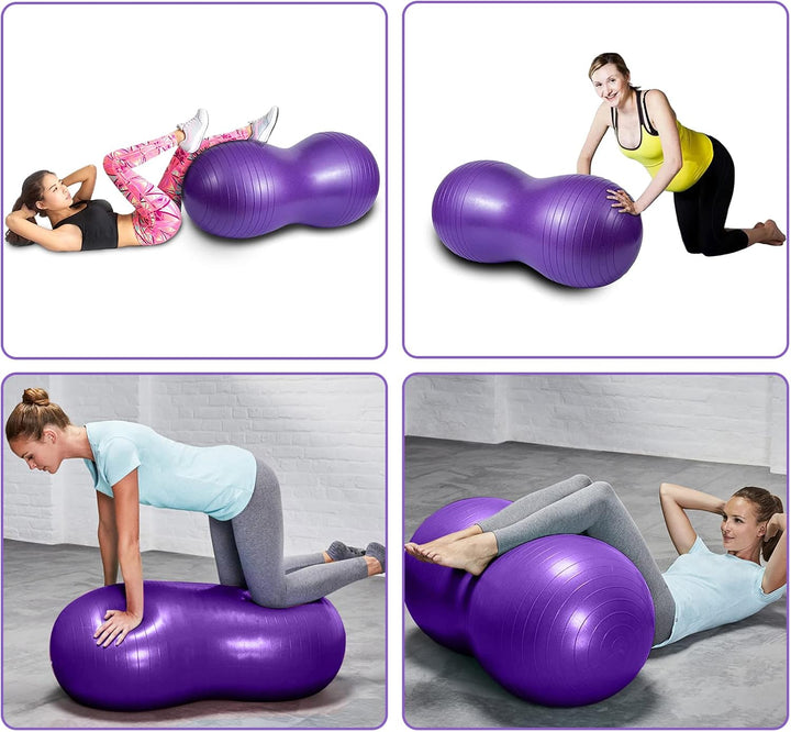 KRUIHAN Erdnuss Geformte Yoga Ball Übung - Hauptsport Turnhallen Gewichtsverlust Balancetraining Phy