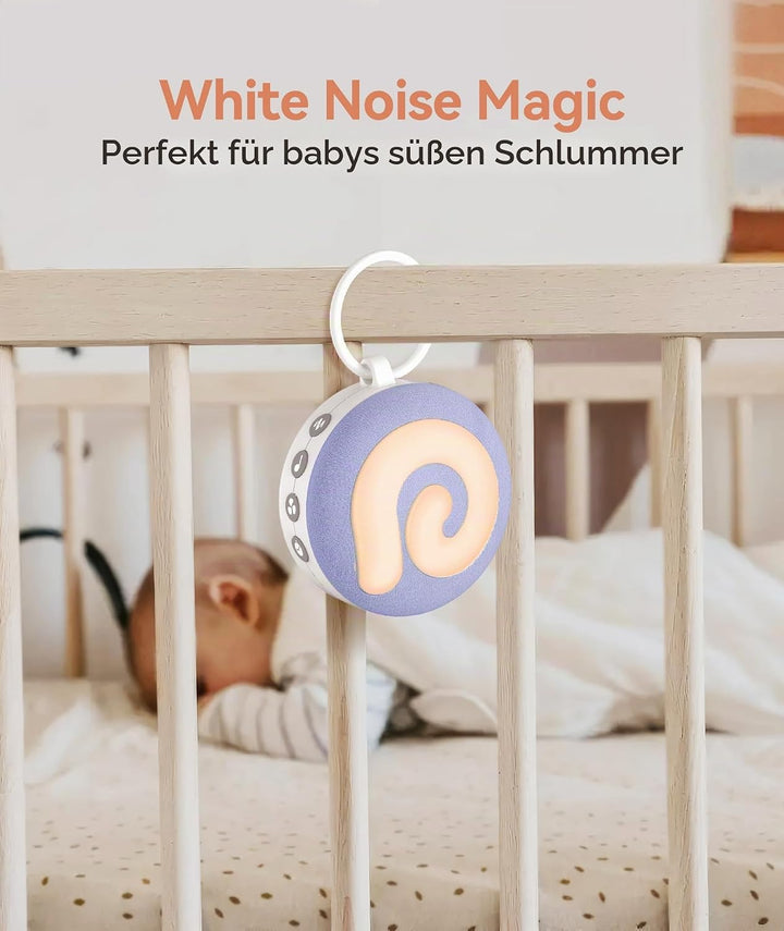 Dreamegg D11 Violet White Noise Machine Baby, Einschlafhilfe Baby Weisses Rauschen Violett, Violett