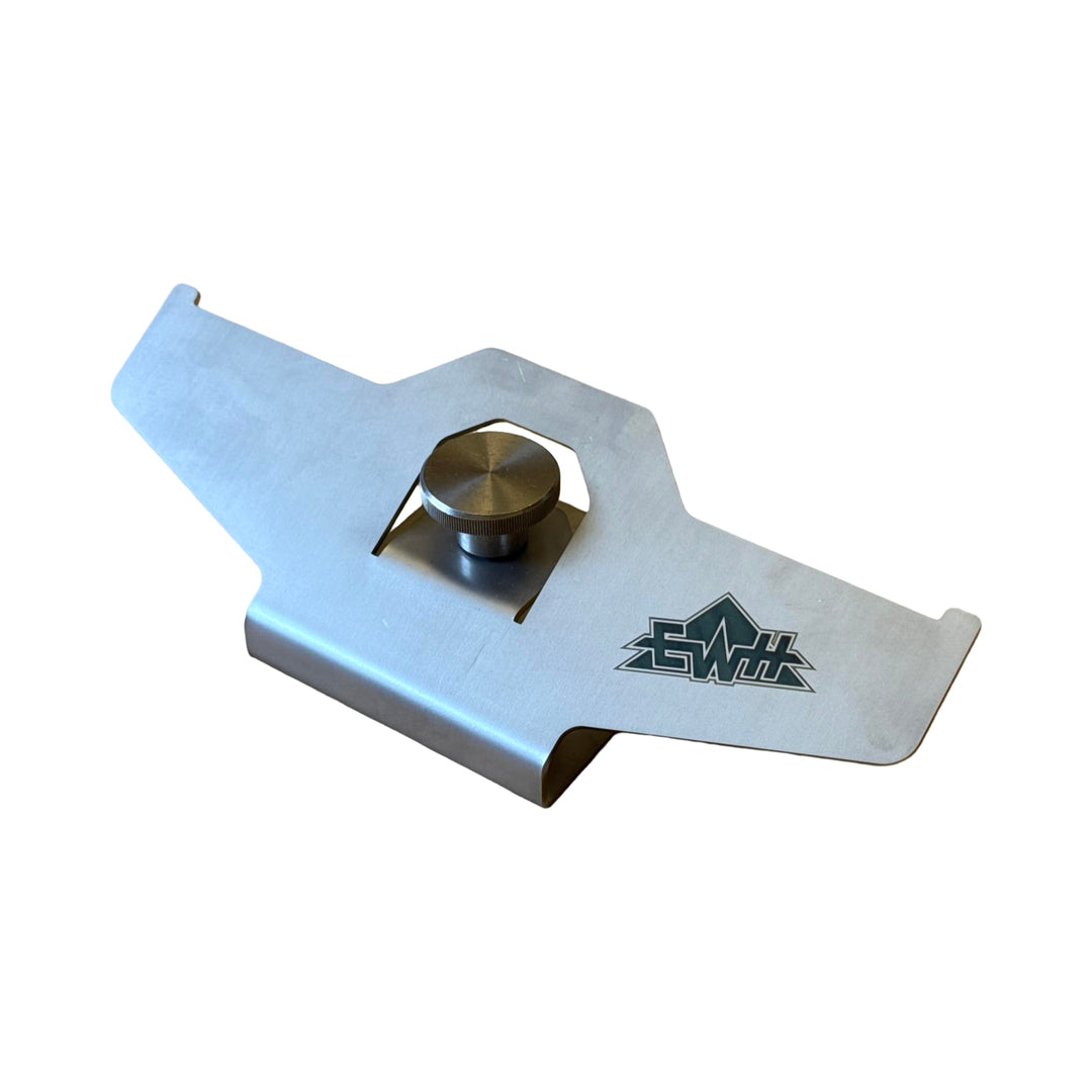 EWH Adapter Flammlachsbrett für Feuerplatte - Edelstahl | Passend für Feuerplatten 4 bis 15 mm | Mon