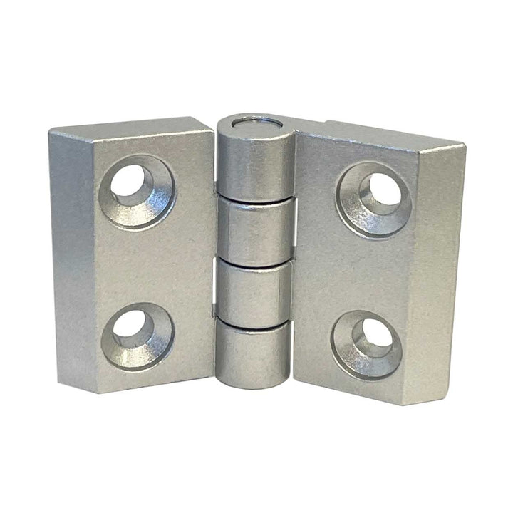 SCHMIDT systemprofile 10x Scharnier 64x44mm Aluminium M6 40 Nut 8 Klappscharnier Drehband Aluprofil-
