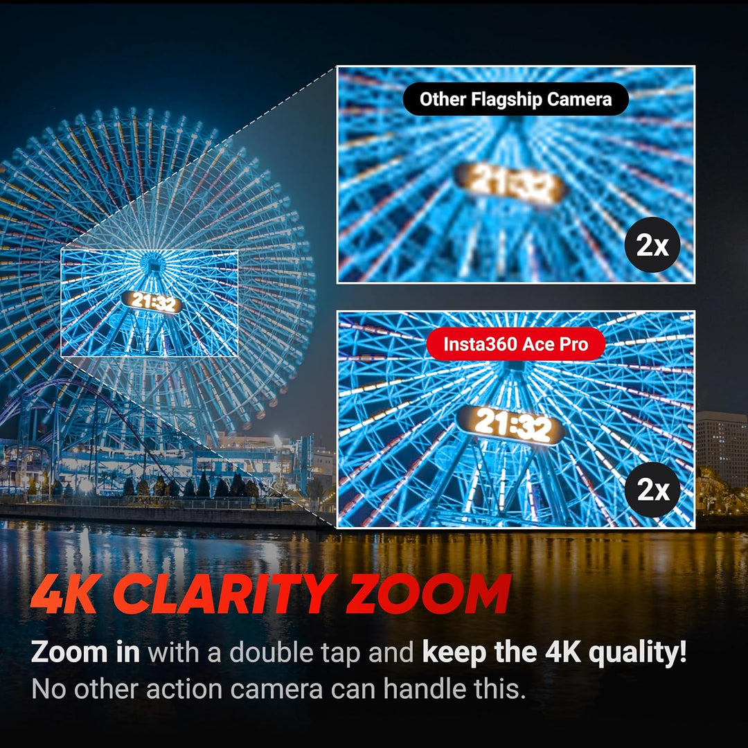 Insta360 Ace Pro GPS-Kit - wasserdichte Action-Kamera, zusammen mit Leica entwickelt, 1/1,3"-Sensor