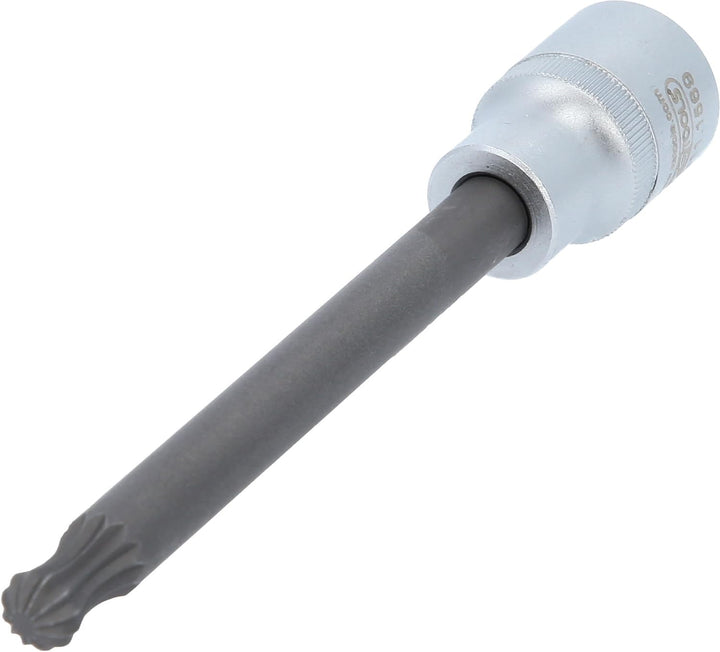 KS TOOLS 1/2" Spezial-Bit-Stecknuss, Vielzahn-Schrauben, Kugelkopf, 10 mm