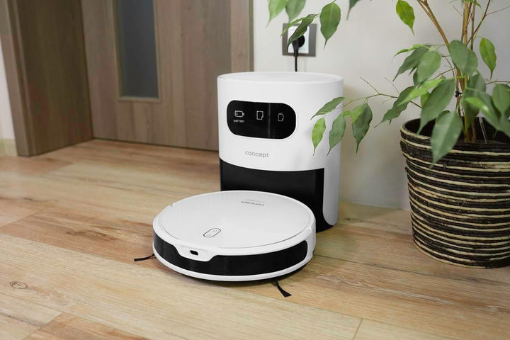 Concept VR3350 Saugroboter mit Wischfunktion 2in1 Perfect CLEAN Laser, Weiss