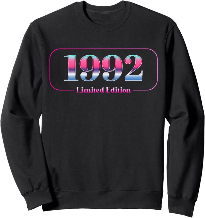 32. Geburtstag Mann Frau 32 Jahre 1992 Deko Lustig Geschenk Sweatshirt