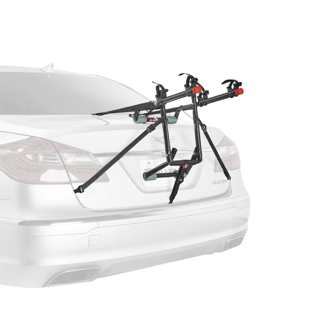Allen Sports Deluxe 2-Bike Trunk Berg-Rack 2 Fahrräder Schwarz, 2 Fahrräder Schwarz