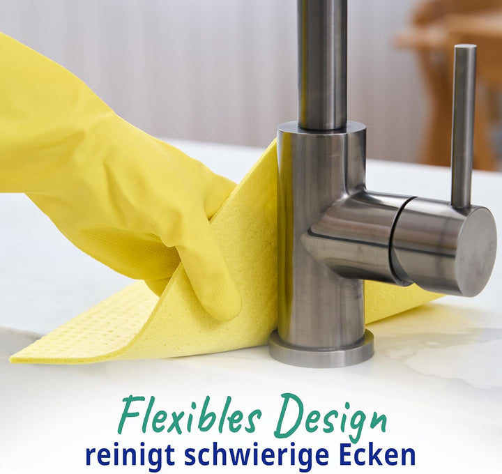 Spontex The Essentials Schwammtücher | Super saugfähige Geschirrtücher zum Wischen und Reinigen | 10