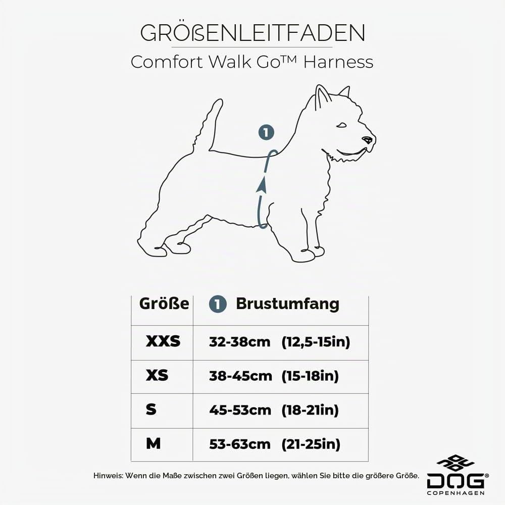 DOG Copenhagen Comfort Walk Go Hundegeschirr, Wild Rose (Pink), Grösse XXS Wild Rose | Pink XXS, Wil