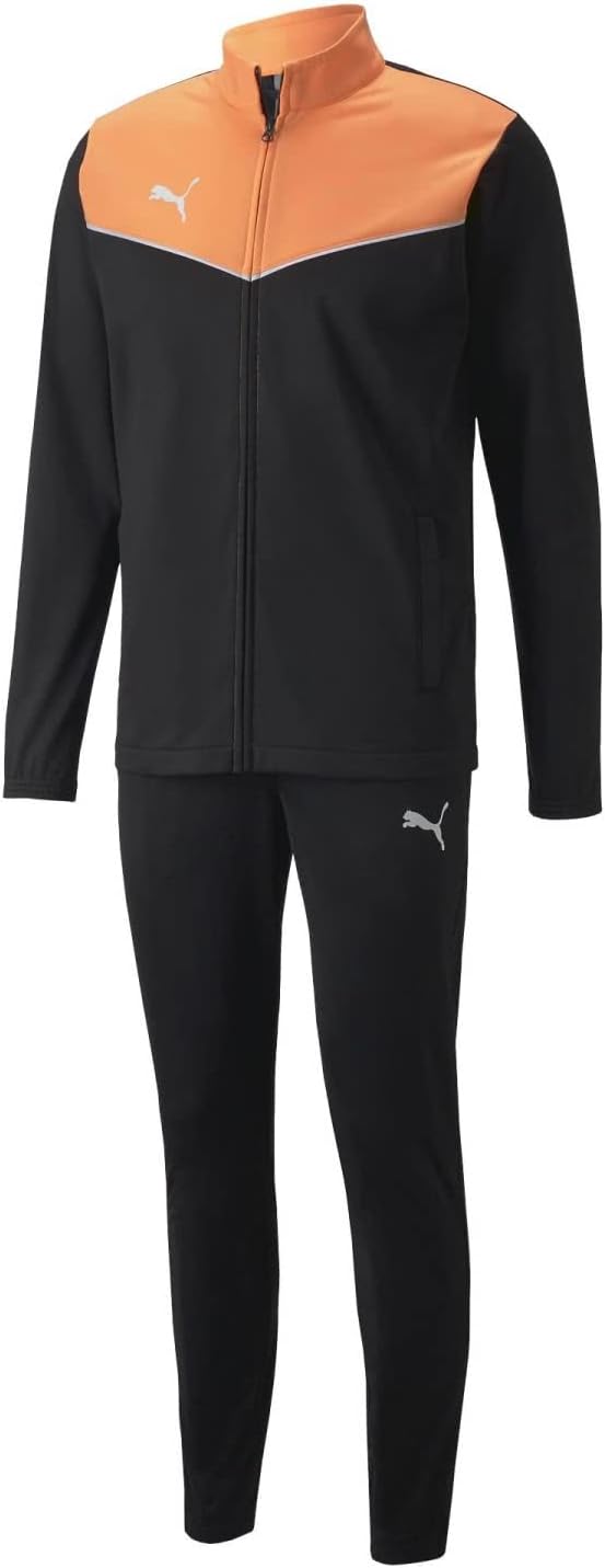 PUMA Herren Individualrise Tracksuit Trainingsanzug S puma black-neon citrus, S puma black-neon citr
