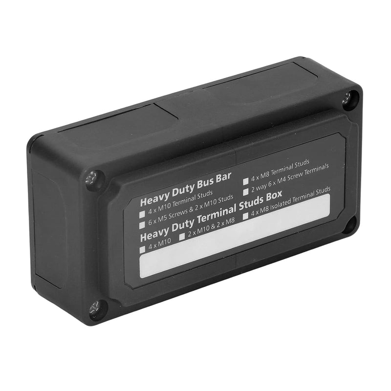 300 A Sammelschiene Stromverteilerblock DC 48 V M8 Anschlussbolzen Batterieanschlussblock für Auto,