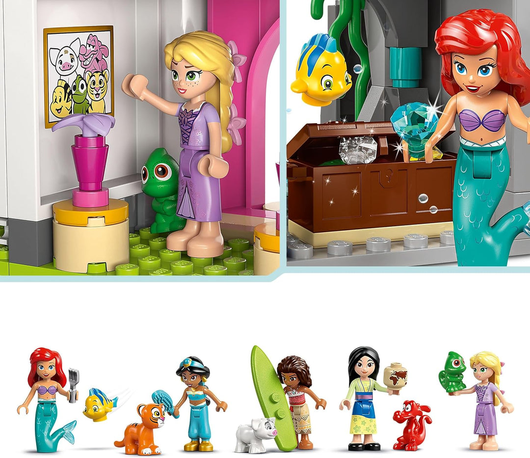 LEGO ǀ Disney Princess Schloss & königliche Haustiere – Set mit detaillierter Innenausstattung – ink