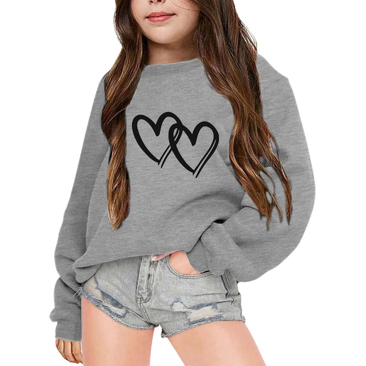 Generisch 2025 Winter Teil Buchstaben gedruckt Rundhals Langarm Sweatshirt Pullover Mit Löchern An D