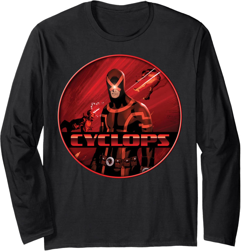 Marvel X-Men Cyclops Seeing Red All the Time Langarmshirt