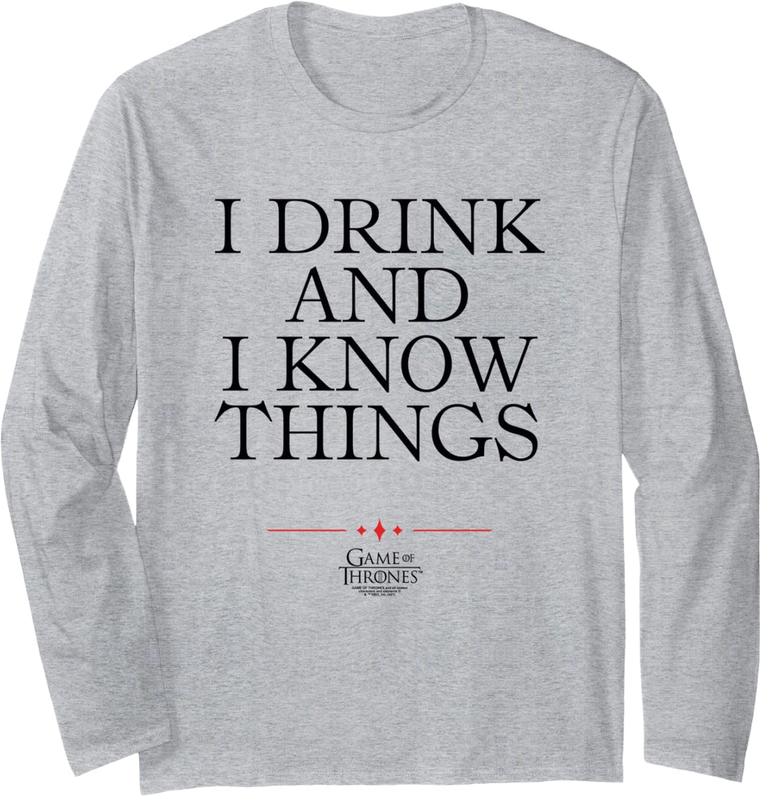 Game of Thrones I Drink Langarmshirt