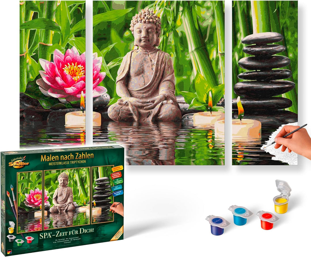 Schipper 609260750 Malen nach Zahlen - Spa, Zeit für Dich - Bilder malen für Erwachsene, inklusive P