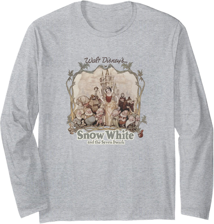 Disney Snow White And The Seven Dwarfs Vintage Portrait Langarmshirt
