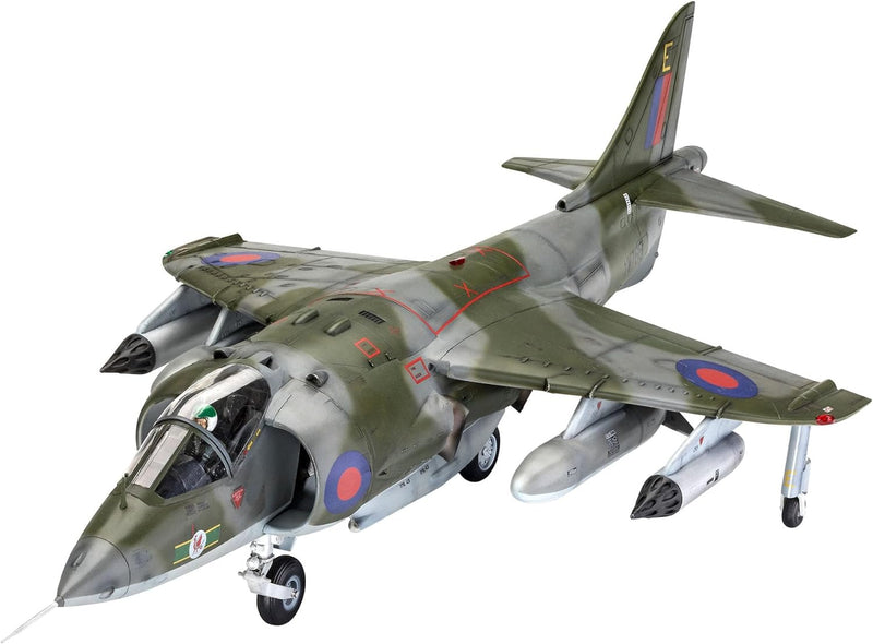 Revell RV05690 05690 5690 Hawker Harrier GR Mk.1 Geschenkset Kunststoff-Modellbausatz, mehrfarbig, 1