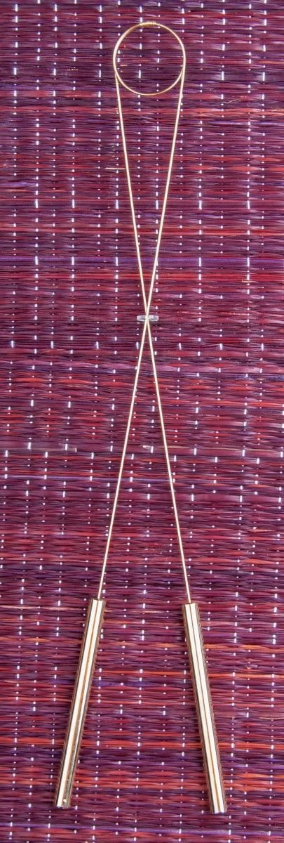 Wünschelrute aus Messing 40 cm | Radiästhesie Tensoren Pendel Ruten | Esoterik Geschenke günstig onl