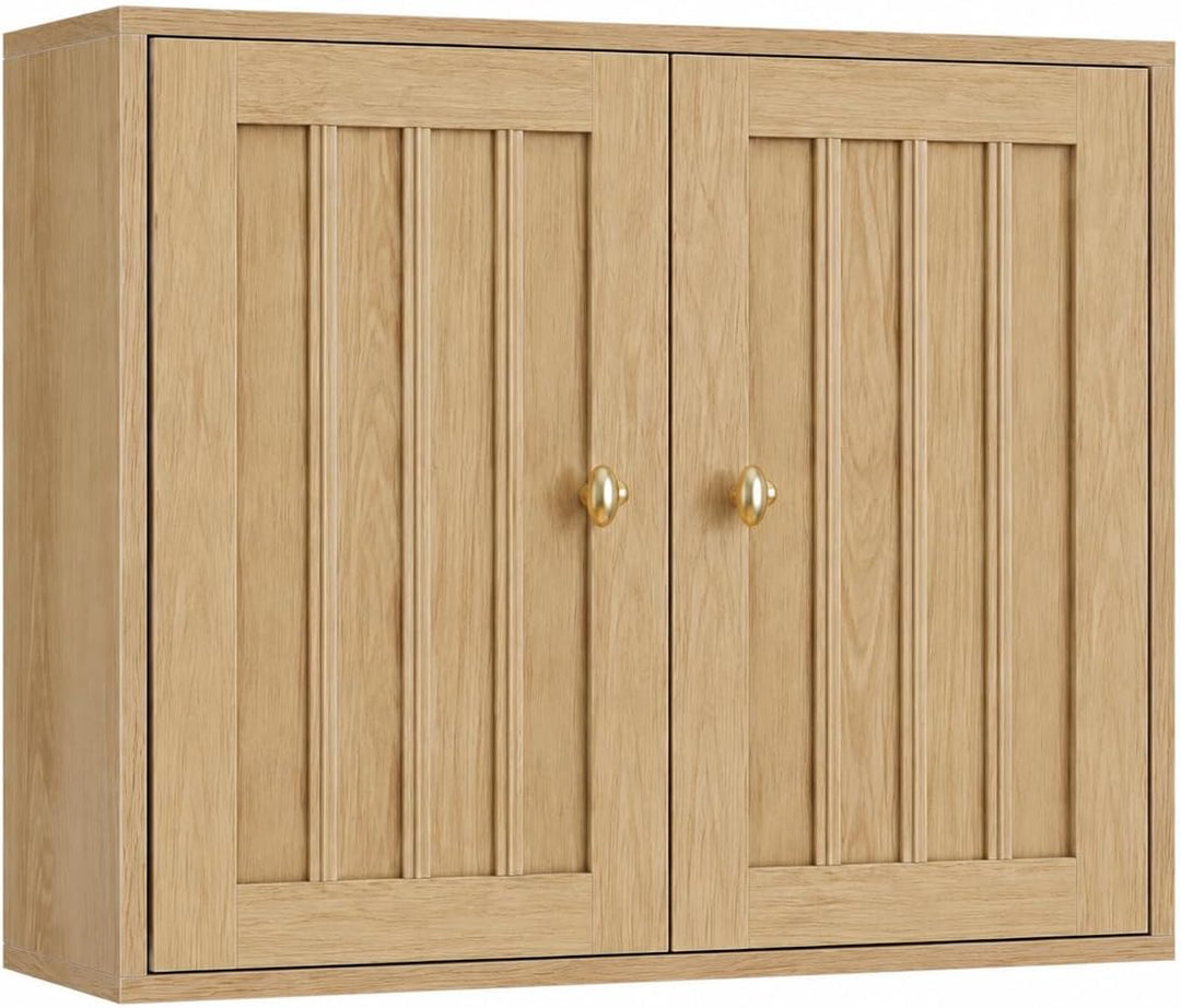 Semiocthome Hängeschrank Bad, Geeignet Als Badezimmerschrank Hängend Für Bad Und Flur, 56(H)×20(B)×6