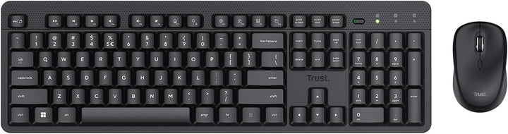 Trust ODY II Niederländisches Layout QWERTY Tastatur und Maus Set Kabellos