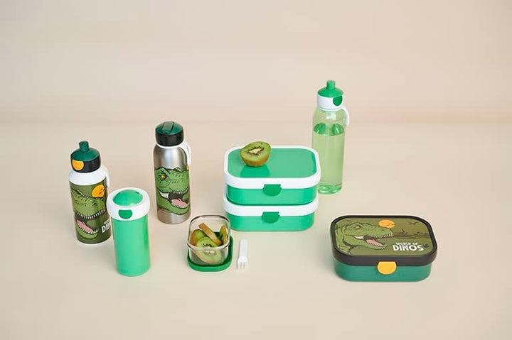 Mepal Lunchset, ABS, Dino, 20.7 x 7.5 x 18.8, 107420165381 Pausenset Verschlussbecher und Brotdose D