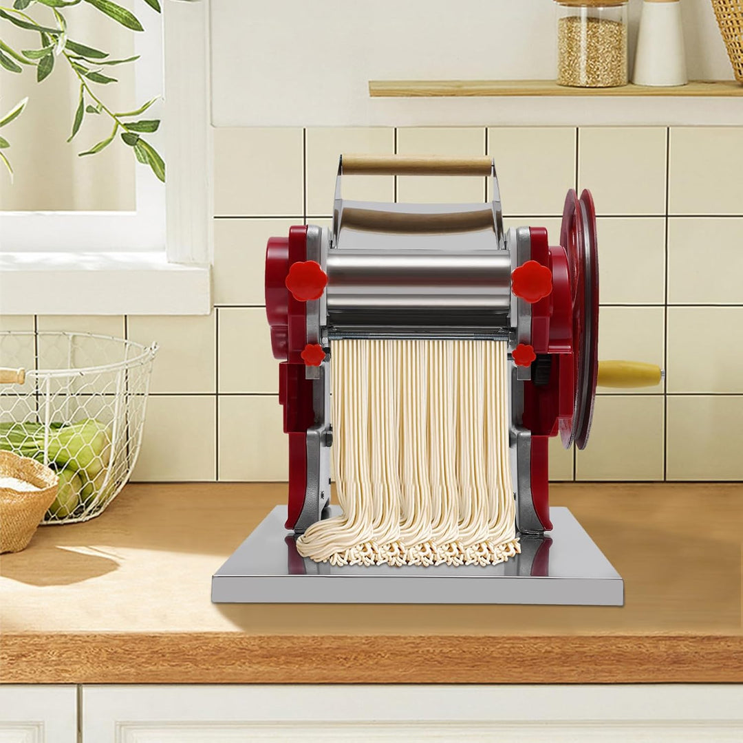 Mudshape Edelstahl Nudelmaschine Manuell Edelstahl Pasta Maschine Pasta Maker Hausgemachter Pasta Ma
