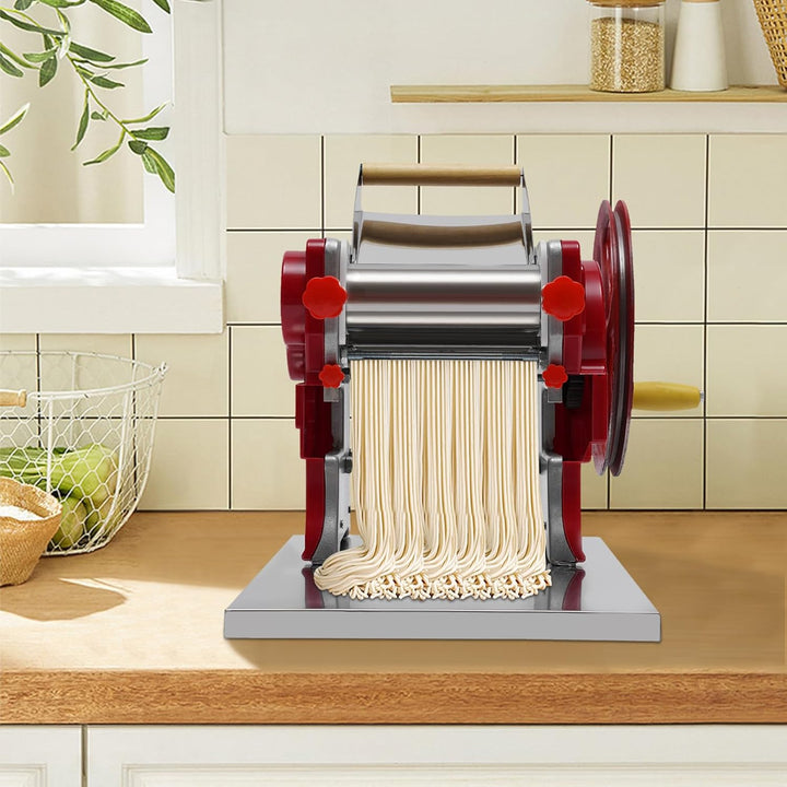 Mudshape Edelstahl Nudelmaschine Manuell Edelstahl Pasta Maschine Pasta Maker Hausgemachter Pasta Ma