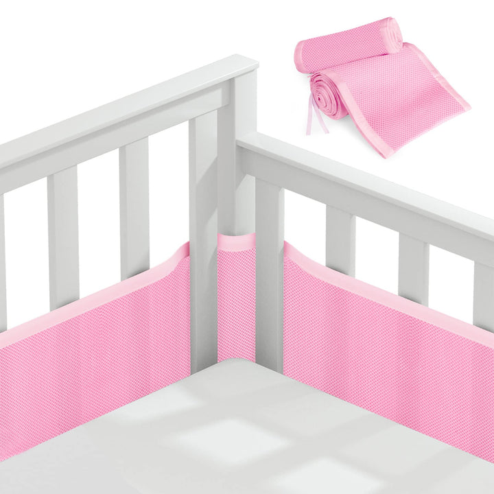Vicloon Bettumrandung Nestchen, Nestchen für Kinderbetten Kantenschutz Baby Babybett, Atmungsaktive