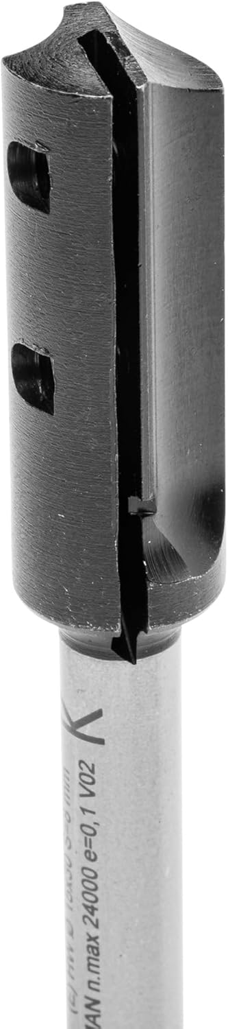 ENT 20045 Wendeplatten - Nutfräser HW, Schaft (S) 8 mm, Durchmesser (D) 15 mm, NL 30 mm, Z1, GL 74 m