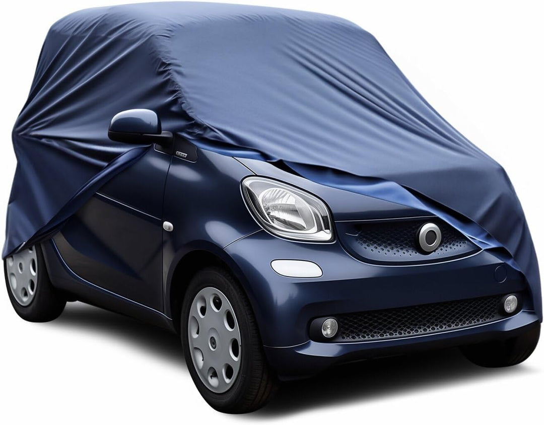 Ganzgarage kompatibel für Smart ForTwo, Abdeckung Kleinwagen Vollgarage 277x162x136cm Blau