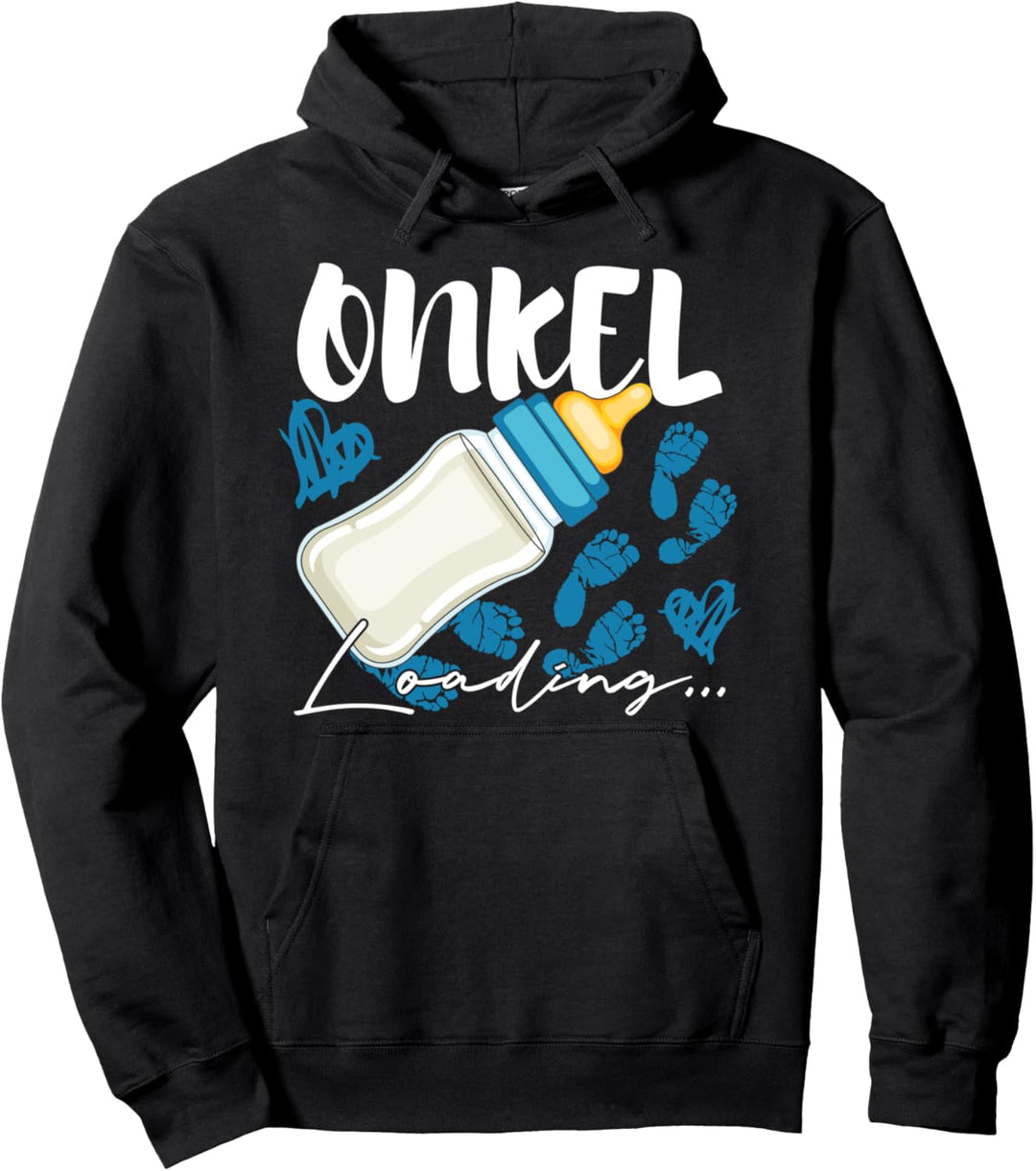 Werdender Onkel Loading Schwangerschaft Ankündigung Pullover Hoodie