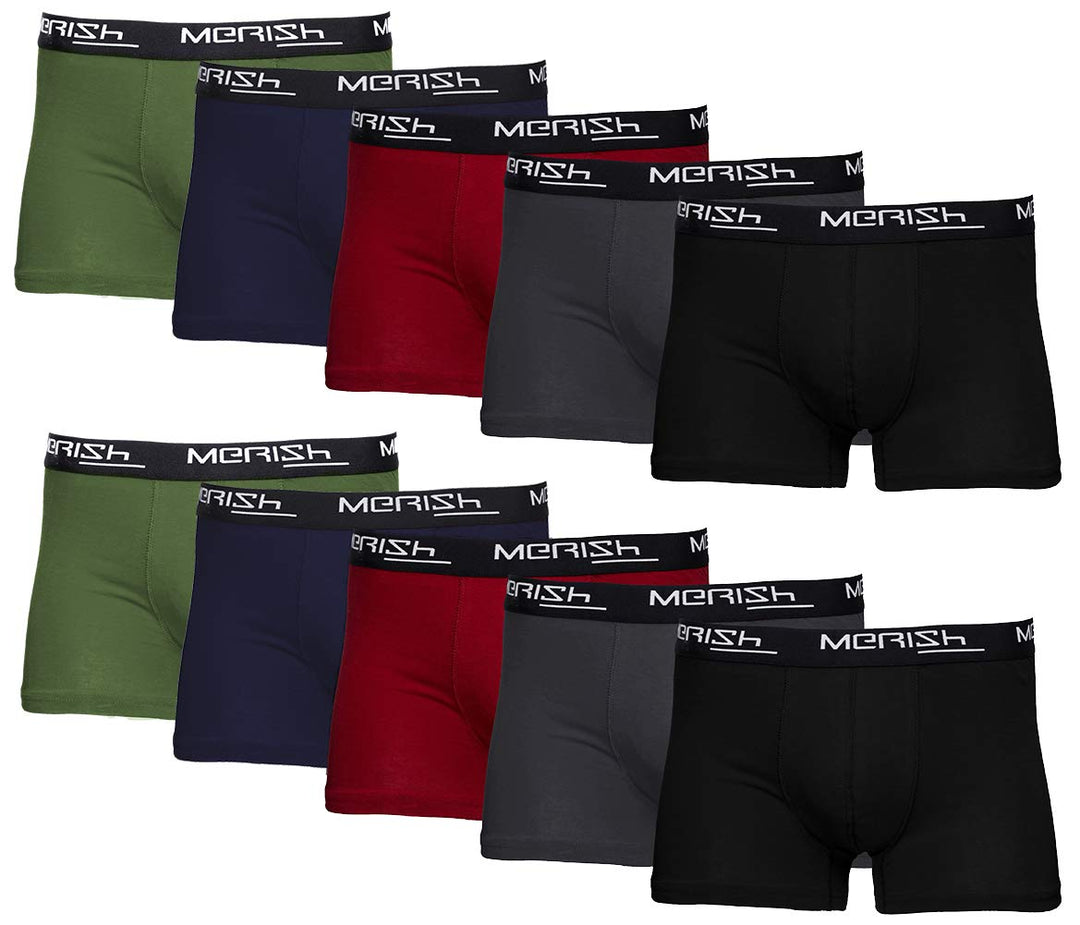 MERISH Boxershorts Herren 8er/12er Pack S-5XL Unterwäsche Unterhosen Männer Men Retroshorts New S 41