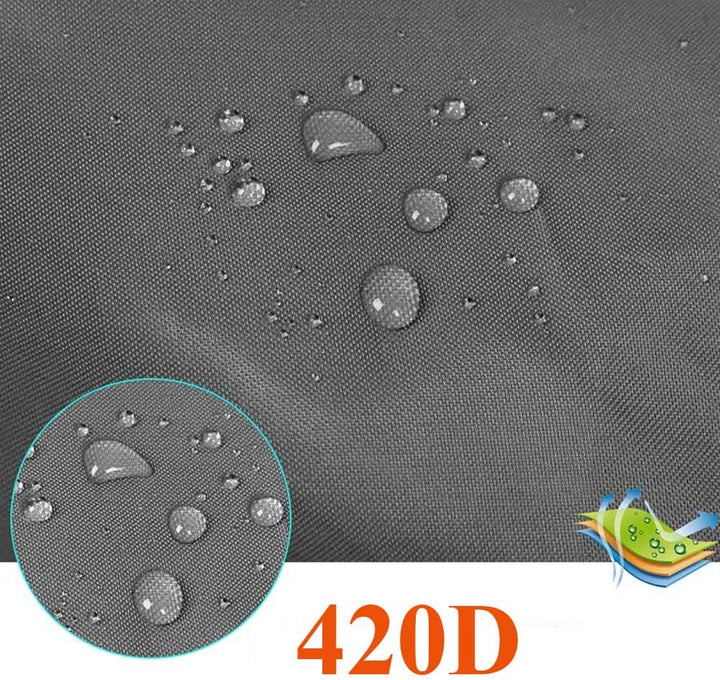 420D Kajak Abdeckung, Wasserdicht UV-beständig Kajak Persenning mit Bandagen und Schultergurten, Boo