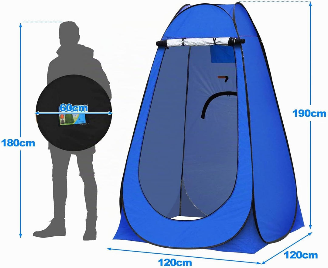 TUKAILAI Camping Toilettenzelt Duschzelt Pop Up Umkleidezelt Privatsphäre Toilette Umkleidekabine La