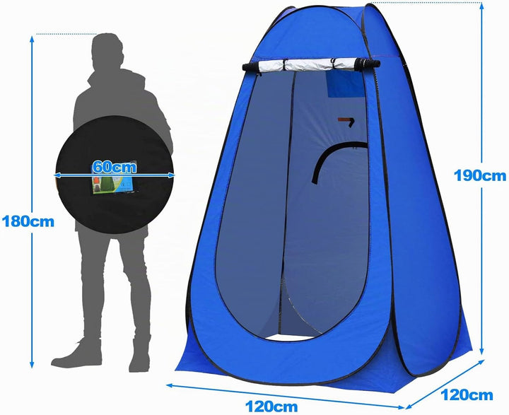 TUKAILAI Camping Toilettenzelt Duschzelt Pop Up Umkleidezelt Privatsphäre Toilette Umkleidekabine La