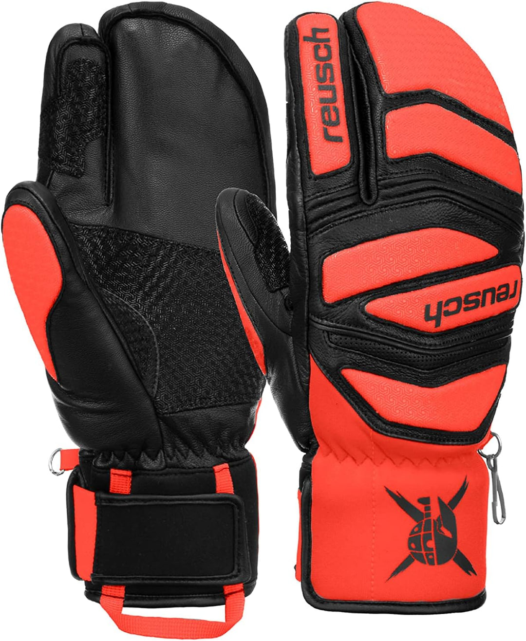 Reusch Herren 3-Finger Handschuhe Worldcup Warrior Lobster Sehr Warm,wasserdicht,atmungsaktiv Winter