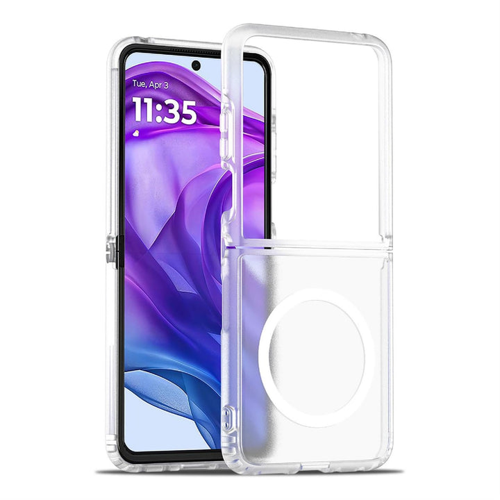 GIOPUEY Magnetische Handyhülle für Motorola Razr 60 Ultra Hülle, Case Kompatibel mit MagSafe, Matte