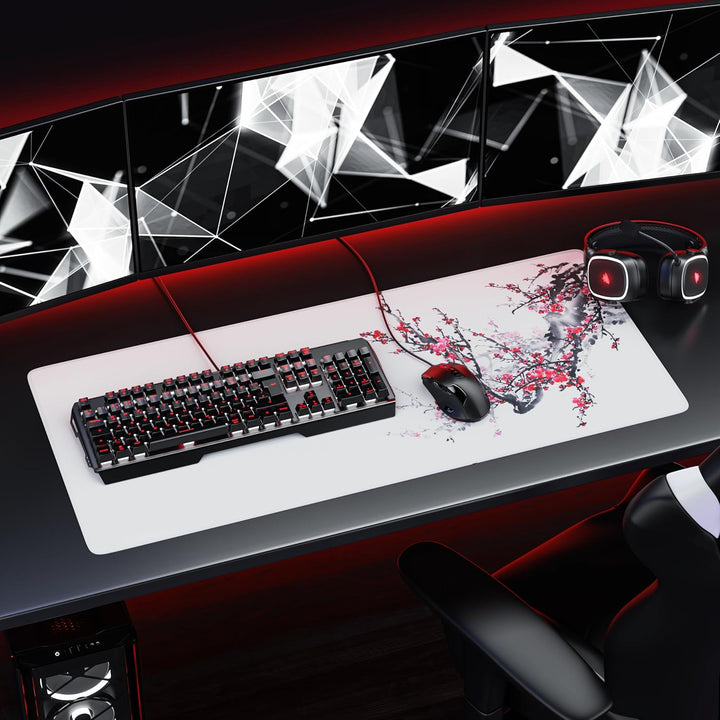 CSL-Computer TITANWOLF - XXL Speed Gaming Mauspad 900 x 400mm - XXL Mousepad - Tischunterlage Large