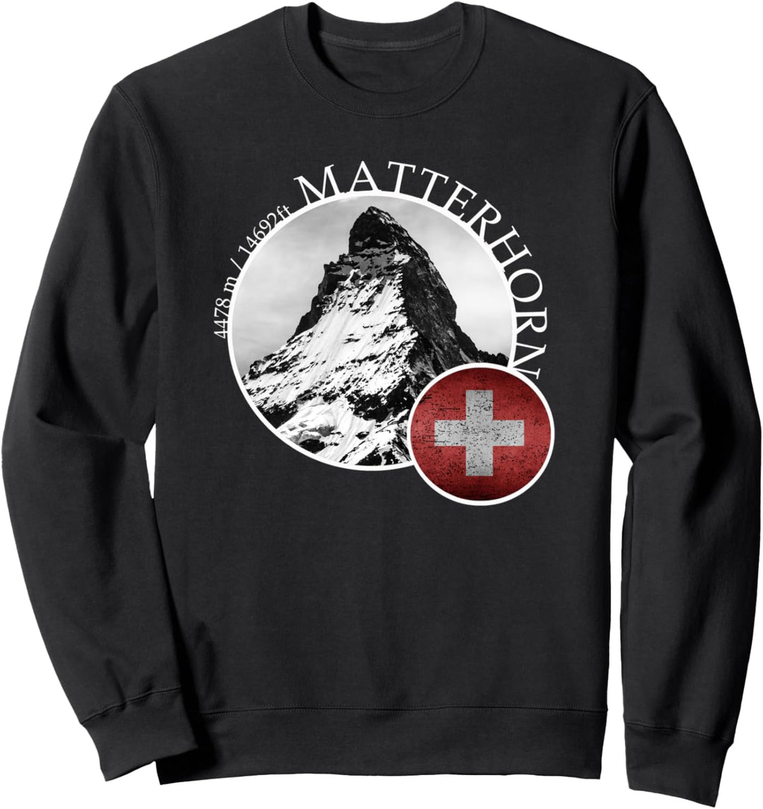 Matterhorn Zermatt Schweiz Alpen Sweatshirt