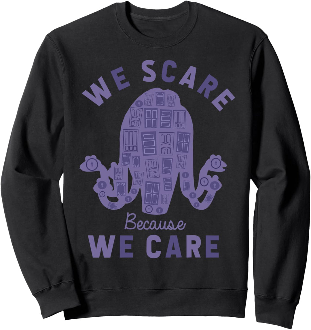 Disney Pixar Monsters Inc. Celia Because We Care Text Sweatshirt